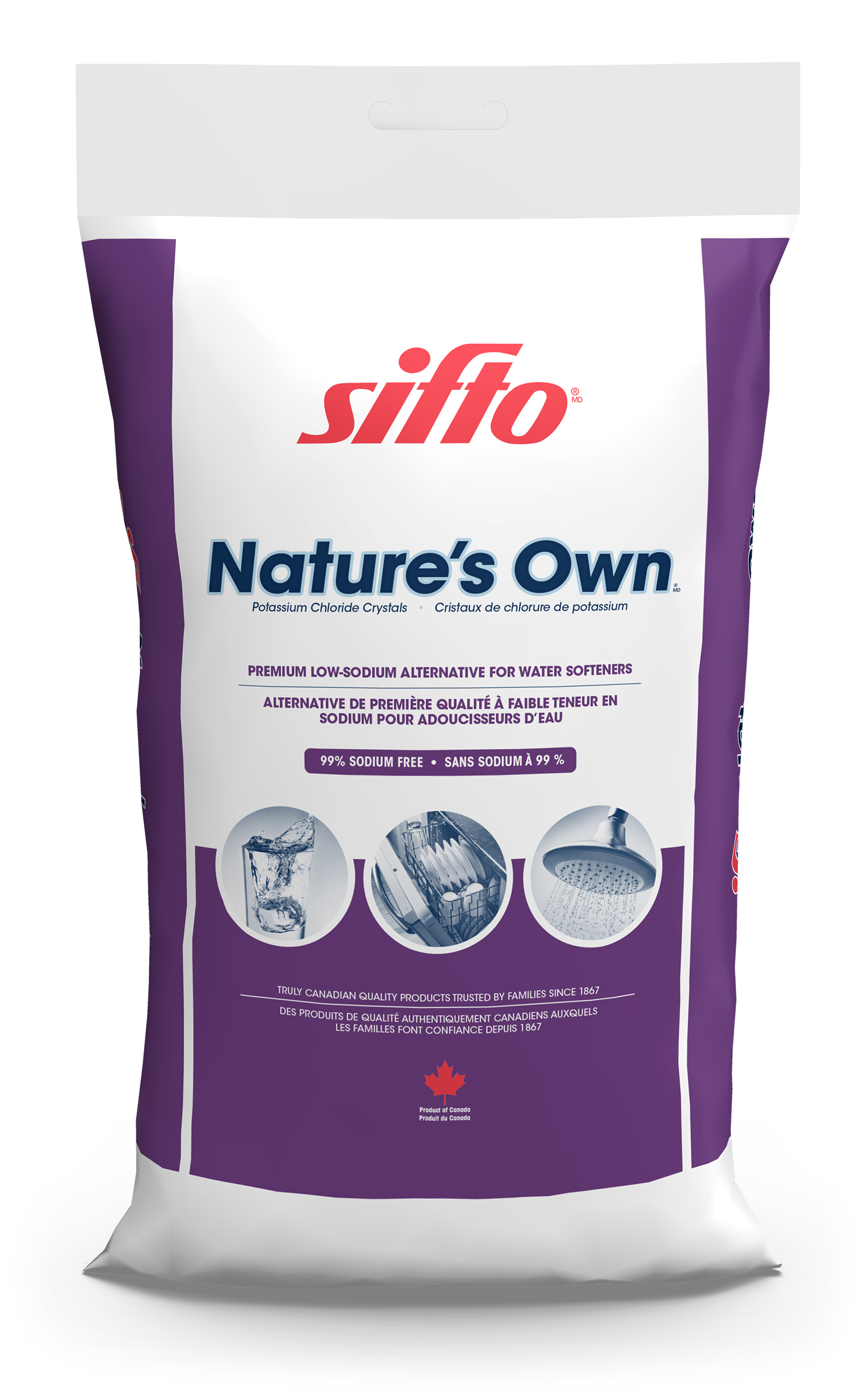 Nature's Own® Water Softener Crystals by Sifto® Bag